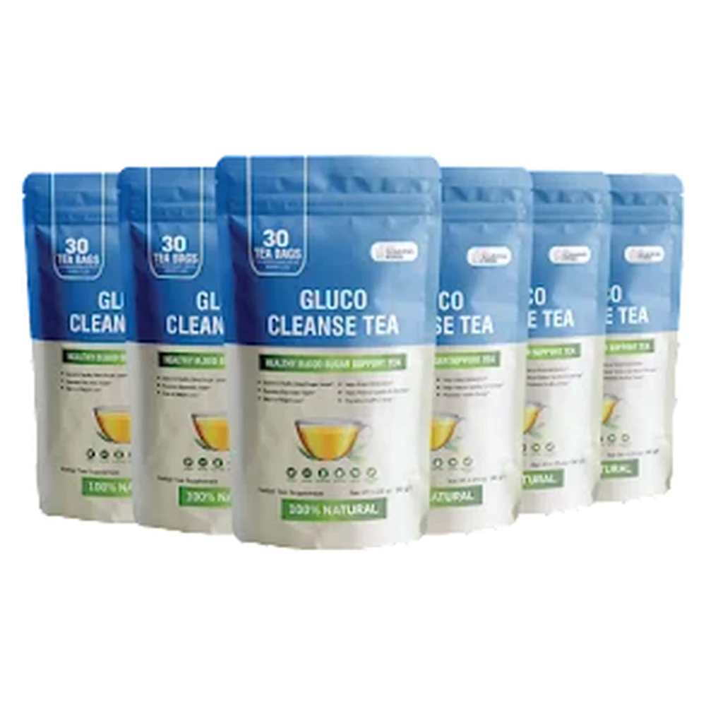 Gluco Cleanse Tea 6 pouches package — official website pricing